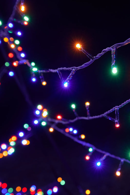 Fairybell | 4 metres | 640 LED lights | Including mast | Multicolour