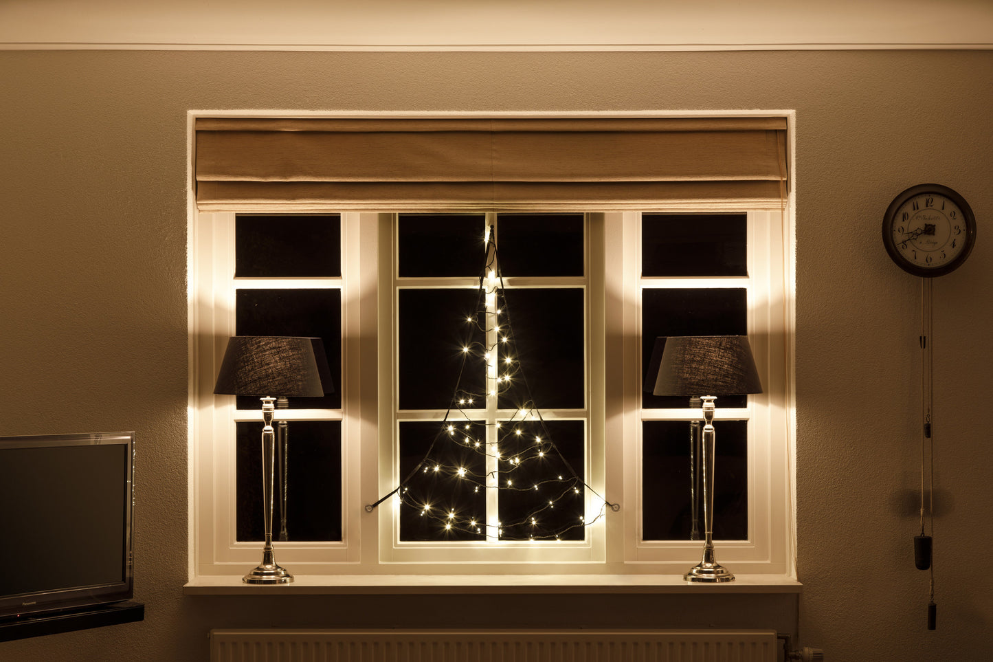 Fairybell Window Tree | 125 cm | 60 LED lights | Warm white